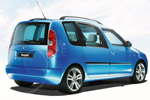Skoda Roomster. Rear