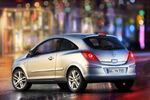 Opel Corsa 3dr (2007). Rear